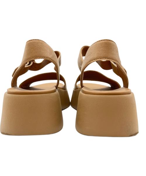 CAMPER（カンペール）CAMPER (カンペール) プラットフォームサンダル ブラウン サイズ:SIZE 36の古着・服飾アイテム