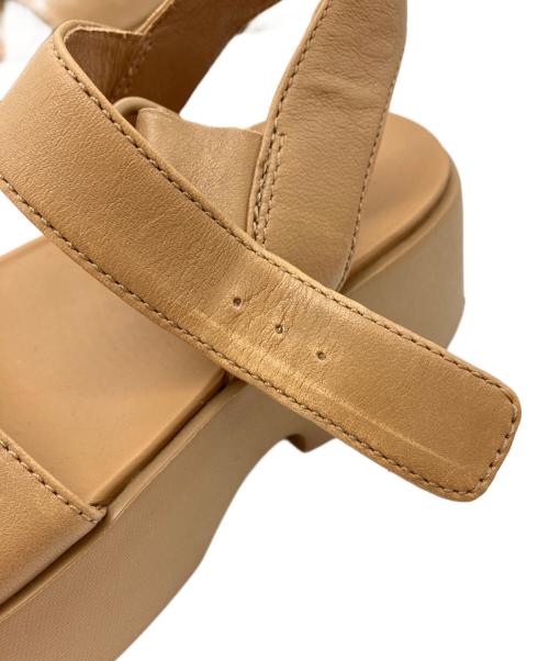 CAMPER（カンペール）CAMPER (カンペール) プラットフォームサンダル ブラウン サイズ:SIZE 36の古着・服飾アイテム