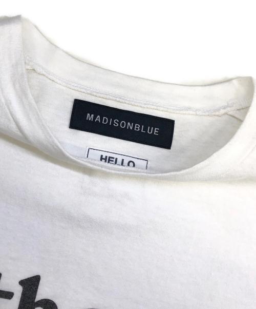 MADISON BLUE（マディソンブルー）MADISON BLUE (マディソンブルー) CN TEE KATHARINE ホワイト サイズ:Sの古着・服飾アイテム