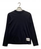 JIL SANDERジルサンダー）の古着「裾ワッペンロングスリーブTシャツ」｜ネイビー