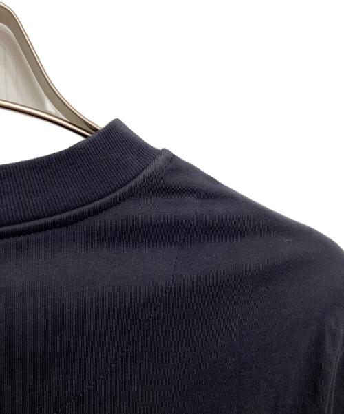 JIL SANDER（ジルサンダー）JIL SANDER (ジルサンダー) 裾ワッペンロングスリーブTシャツ ネイビー サイズ:Sの古着・服飾アイテム