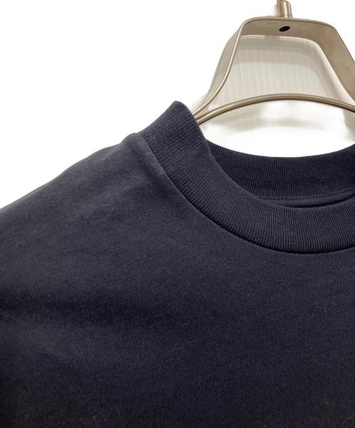 JIL SANDER（ジルサンダー）JIL SANDER (ジルサンダー) 裾ワッペンロングスリーブTシャツ ネイビー サイズ:Sの古着・服飾アイテム
