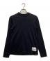 JIL SANDER（ジルサンダー）の古着「裾ワッペンロングスリーブTシャツ」｜ネイビー