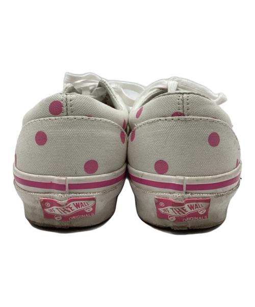 VANS（ヴァンズ）VANS (ヴァンズ) COMME des GARCONS GIRL (コムデギャルソンガール) キャンバススニーカー ホワイト×ピンク サイズ:23.5cmの古着・服飾アイテム