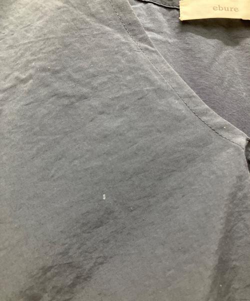 ebure（エブール）EBURE (エブール) ボリュームスリーブブラウス ネイビー サイズ:38の古着・服飾アイテム