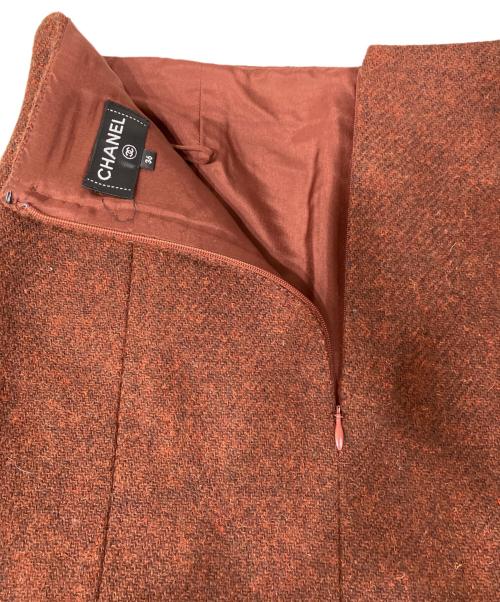 CHANEL（シャネル）CHANEL (シャネル) スカート ブラウン サイズ:36の古着・服飾アイテム