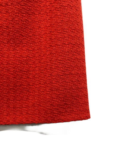 CHANEL（シャネル）CHANEL (シャネル) ツイードスカート レッド サイズ:34の古着・服飾アイテム