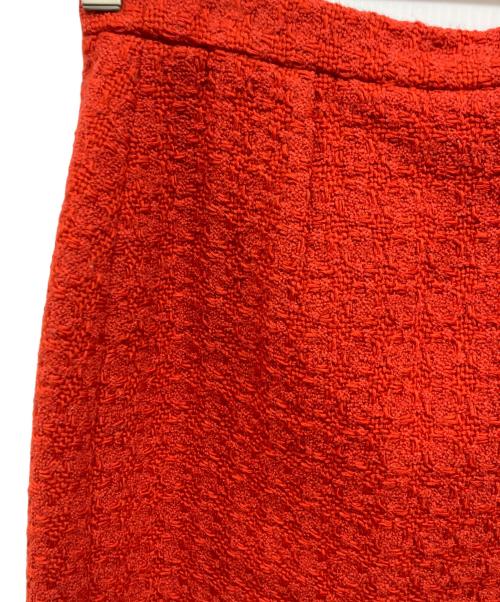 CHANEL（シャネル）CHANEL (シャネル) ツイードスカート レッド サイズ:34の古着・服飾アイテム