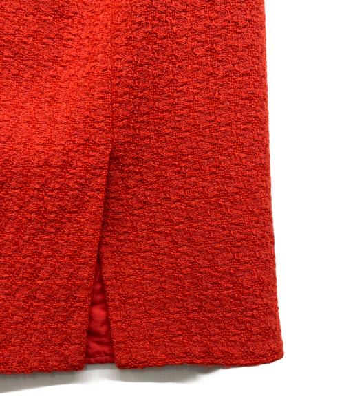 CHANEL（シャネル）CHANEL (シャネル) ツイードスカート レッド サイズ:34の古着・服飾アイテム