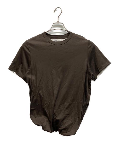 SATORU SASAKI（サトル ササキ）SATORU SASAKI (サトル ササキ) DOUBLE-T-SHIRTS ブラウン サイズ:2の古着・服飾アイテム