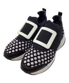 Roger Vivier（ロジェ ヴィヴィエ）の古着「スニーカー」｜ブラック×ホワイト