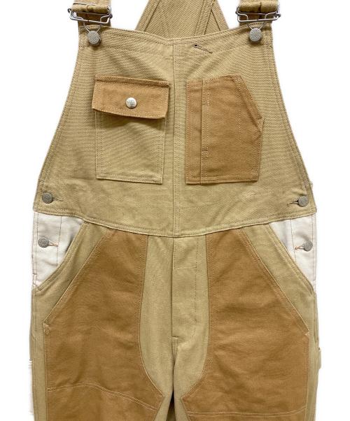 X-LARGE（エクストララージ）X-LARGE (エクストララージ) PATCHWORK OVERALL ベージュ サイズ:Sの古着・服飾アイテム
