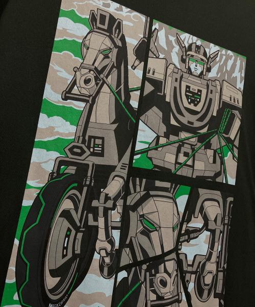 HERMES（エルメス）HERMES (エルメス) MEGA Chariot Tシャツ グリーン サイズ:XSの古着・服飾アイテム