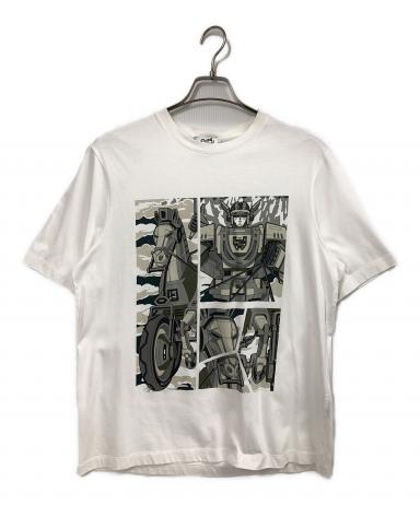 HERMES ヴィンテージ Tシャツ 騎士 コットン イタリア製 サイズS 3090059062101328_01_7499w.jpeg