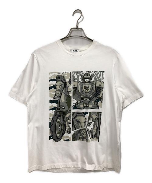 HERMES（エルメス）HERMES (エルメス) MEGA Chariot Tシャツ ホワイト サイズ:Sの古着・服飾アイテム