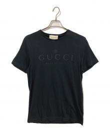 GUCCI（グッチ）の古着「プリントTシャツ」｜ネイビー