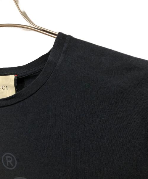 GUCCI（グッチ）GUCCI (グッチ) プリントTシャツ ネイビー サイズ:Sの古着・服飾アイテム