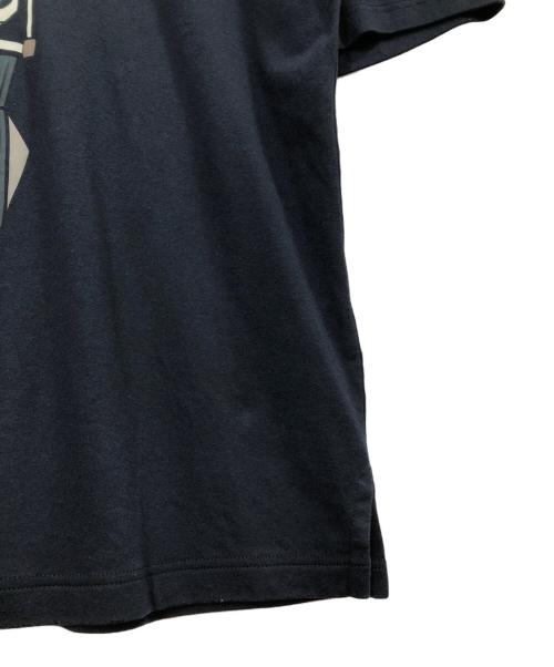 HERMES（エルメス）HERMES (エルメス) MEGA Chariot プリントTシャツ ネイビー サイズ:Sの古着・服飾アイテム