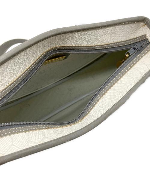 Christian Dior（クリスチャン ディオール）Christian Dior (クリスチャン ディオール) ハニカム柄ショルダーバッグ ホワイトの古着・服飾アイテム