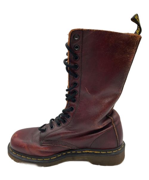 Dr.Martens（ドクターマーチン）Dr.Martens (ドクターマーチン) 14ホールブーツ ブラウン サイズ:UK6の古着・服飾アイテム
