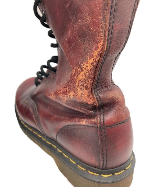 Dr.Martens（ドクターマーチン）Dr.Martens (ドクターマーチン) 14ホールブーツ ブラウン サイズ:UK6の古着・服飾アイテム
