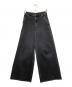 theory（セオリー）の古着「New ST Denim Bk Wide HW Pant D GH」｜ブラック