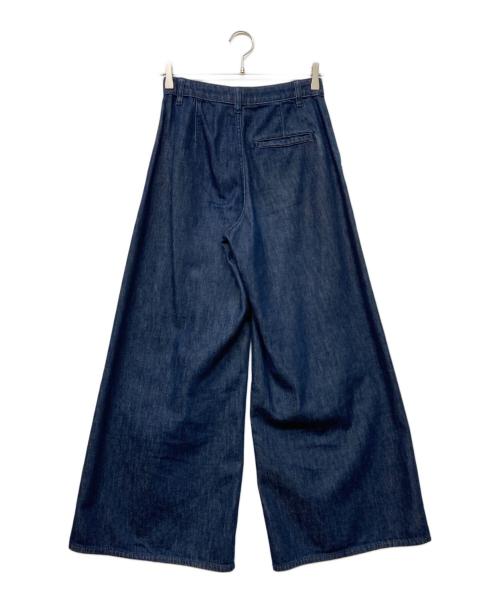 theory（セオリー）theory (セオリー) Drape Denim HW Wide Trouser D インディゴ サイズ:24の古着・服飾アイテム