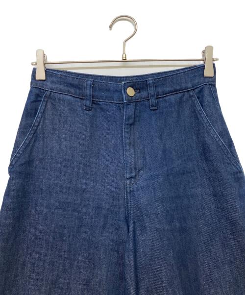 theory（セオリー）theory (セオリー) Drape Denim HW Wide Trouser D インディゴ サイズ:24の古着・服飾アイテム