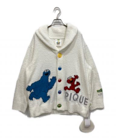 新品　ジェラートピケ セサミストリート ジャガード カーディガン　S〜M 中古・古着通販】gelato pique (ジェラートピケ) SESAME STREET