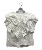 ELENDEEKエレンディーク）の古着「FRILL FRILL BL」｜ホワイト
