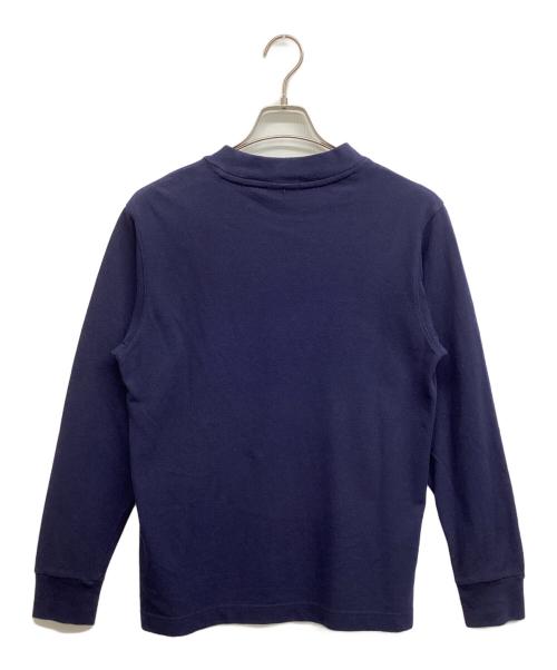 LACOSTE（ラコステ）LACOSTE (ラコステ) LACOSTE 別注モックネックTシャツロングスリーブ ネイビー サイズ:FR 4 US Mの古着・服飾アイテム