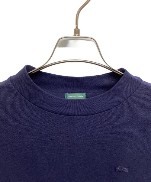 LACOSTE（ラコステ）LACOSTE (ラコステ) LACOSTE 別注モックネックTシャツロングスリーブ ネイビー サイズ:FR 4 US Mの古着・服飾アイテム