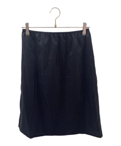 BALLSEY（ボールジィ）BALLSEY (ボールジィ) コートペイントフラワープリント シャーリングワンピース ブラック/マルチカラー サイズ:36の古着・服飾アイテム
