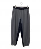 Graphpaperグラフペーパー）の古着「Wool Nylon Gabardine Track Pants」｜グレー