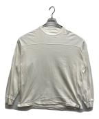 MARKAマーカ）の古着「FOOT BALL TEE L/S SUVINGIZA天竺」｜ホワイト
