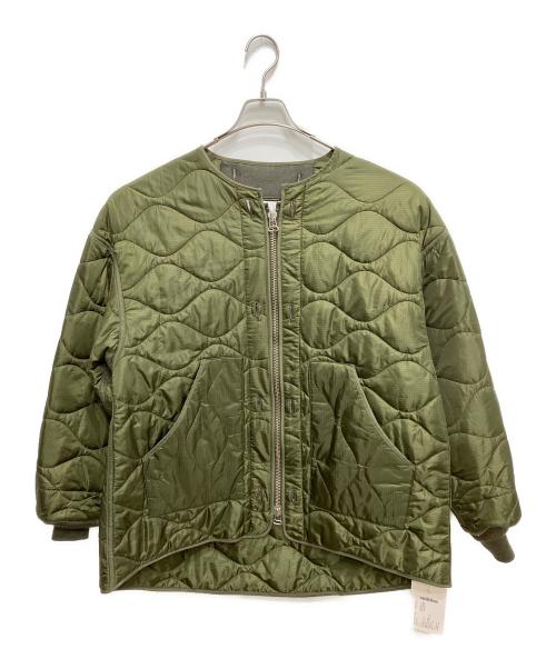 MARKA（マーカ）MARKA (マーカ) MODS PARKA WOOL LINEN BACK SATIN カーキ サイズ:1の古着・服飾アイテム