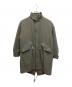 MARKA（マーカ）の古着「MODS PARKA WOOL LINEN BACK SATIN」｜カーキ