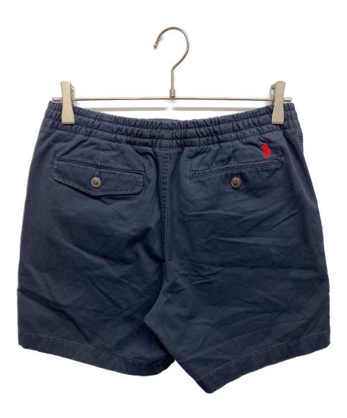 POLO RALPH LAUREN（ポロ・ラルフローレン）POLO RALPH LAUREN (ポロ・ラルフローレン) POLO RALPH LAUREN 刺繍ハーフパンツ ネイビー サイズ:XSの古着・服飾アイテム