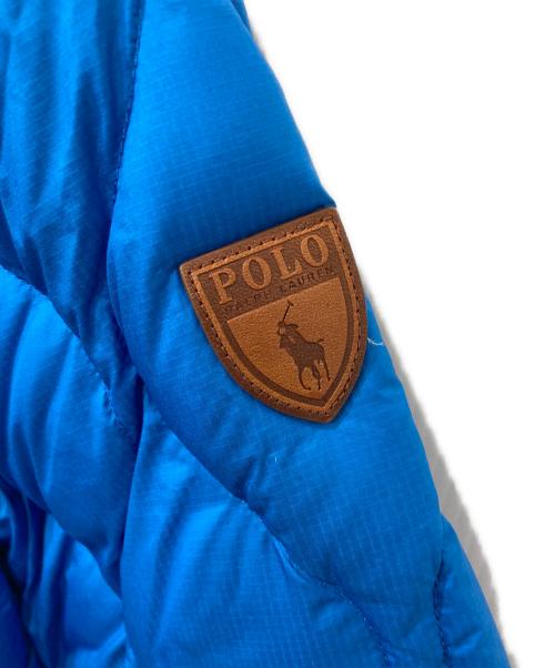 POLO RALPH LAUREN（ポロ・ラルフローレン）POLO RALPH LAUREN (ポロ・ラルフローレン) キルトダウンジャケット ブルー サイズ:Ｓの古着・服飾アイテム