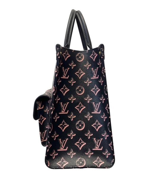 LOUIS VUITTON（ルイ ヴィトン）LOUIS VUITTON (ルイ ヴィトン) オンザゴーMM フォール・フォー・ユー ブラック×ピンク サイズ:MMの古着・服飾アイテム