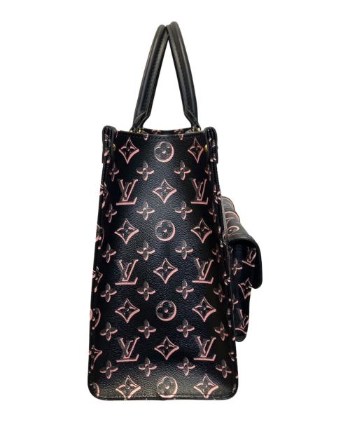 LOUIS VUITTON（ルイ ヴィトン）LOUIS VUITTON (ルイ ヴィトン) オンザゴーMM フォール・フォー・ユー ブラック×ピンク サイズ:MMの古着・服飾アイテム