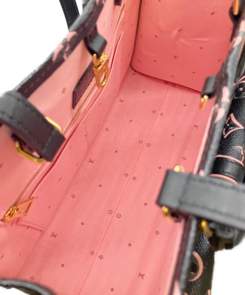 LOUIS VUITTON（ルイ ヴィトン）LOUIS VUITTON (ルイ ヴィトン) オンザゴーMM フォール・フォー・ユー ブラック×ピンク サイズ:MMの古着・服飾アイテム
