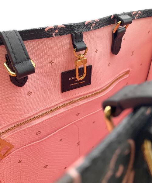 LOUIS VUITTON（ルイ ヴィトン）LOUIS VUITTON (ルイ ヴィトン) オンザゴーMM フォール・フォー・ユー ブラック×ピンク サイズ:MMの古着・服飾アイテム