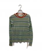 yuki shimaneユキ シマネ）の古着「Random Rib knit vest top」｜グリーン