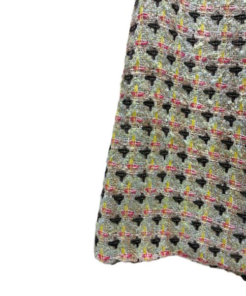 CHANEL（シャネル）CHANEL (シャネル) P19 ツイードスカート マルチカラー サイズ:40の古着・服飾アイテム