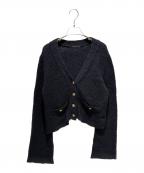 DEUXIEME CLASSEドゥーズィエム クラス）の古着「Classy cardigan」｜ブラック