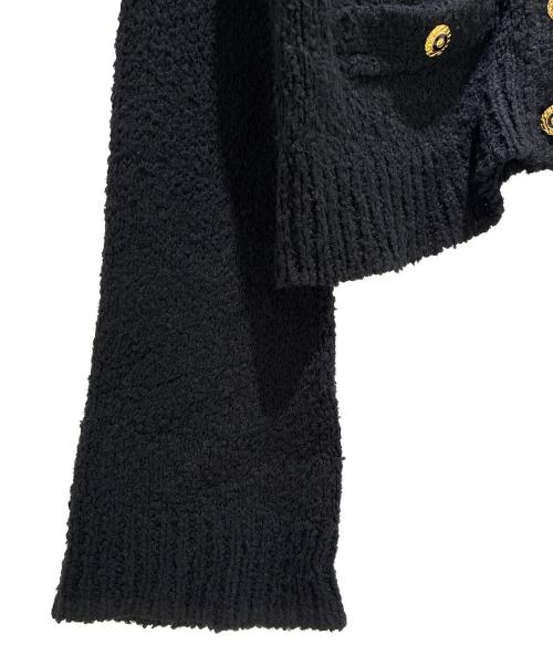 DEUXIEME CLASSE（ドゥーズィエム クラス）DEUXIEME CLASSE (ドゥーズィエム クラス) Classy cardigan ブラック サイズ:Freeの古着・服飾アイテム
