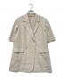 journal standard L'essage（ジャーナルスタンダード レサージュ）の古着「24SS リネンストレッチハーフスリーブジャケット」｜ベージュ
