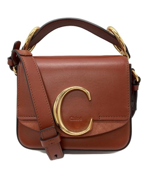 Chloe（クロエ）Chloe (クロエ) Mini Chloe C Bag ブラウンの古着・服飾アイテム