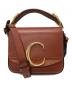 Chloe（クロエ）の古着「Mini Chloe C Bag」｜ブラウン